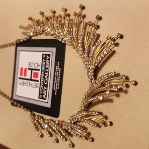 Gold signature necklace